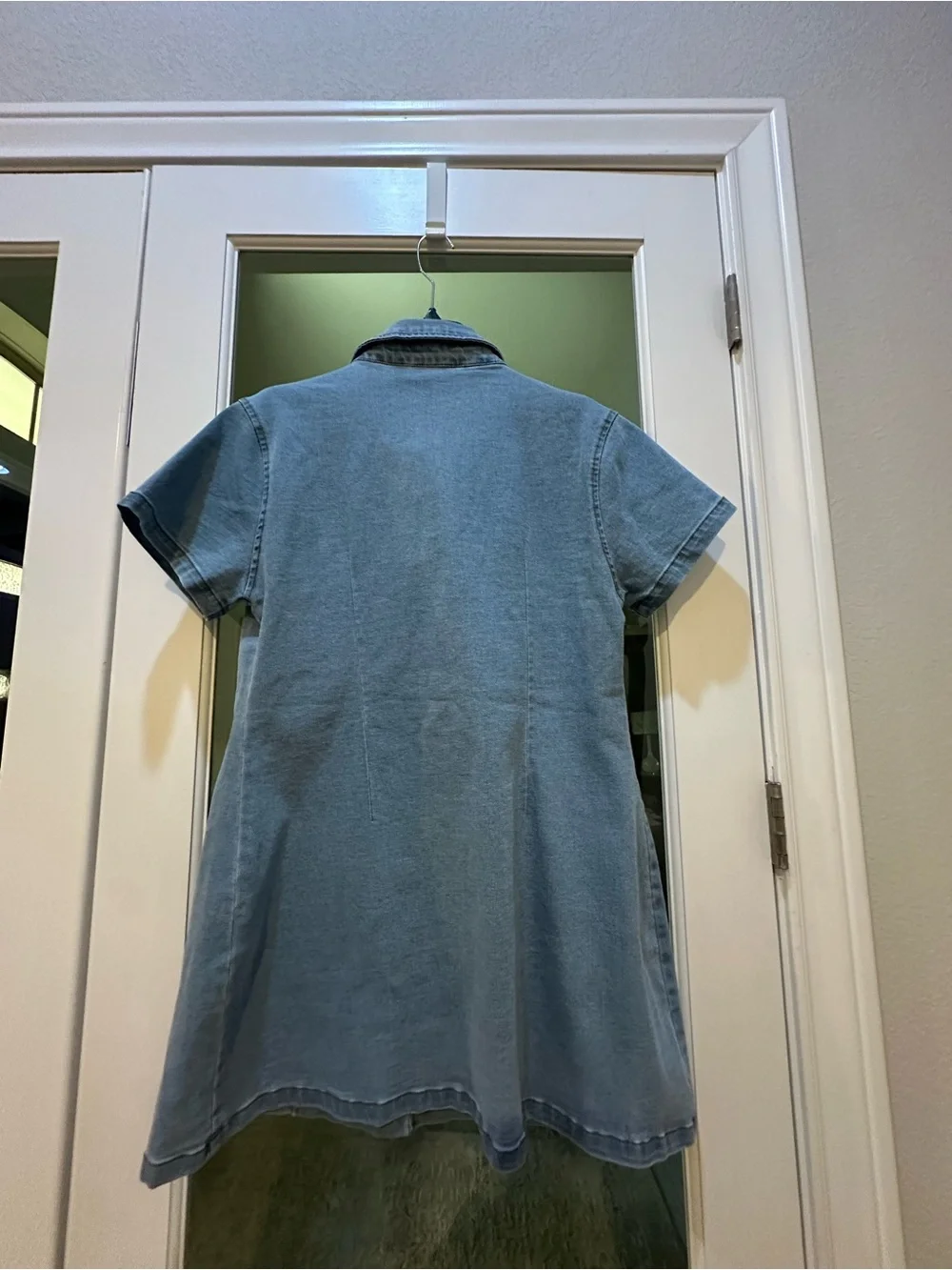 Structured super cute & stretchy denim dress